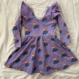 Monica + Andy Disney Anna Frozen Double Ruffle Let’s Dance Dress 3T